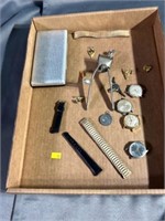 Watches, clippers, miscellaneous pins