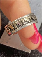 Sterling & 14K Ring