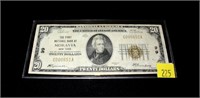 $20 National bank note, First National Bank of
