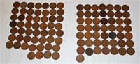 Bag of US Wheat Pennies - 103 from 1910 to 1930's