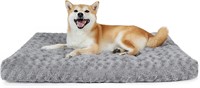 Large Dog Bed  Washable  29x21  Dark Grey