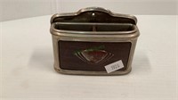 Vintage art deco style wall mount ashtray with