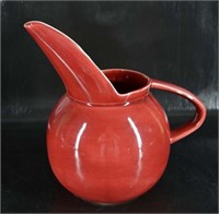 Paden City Pottery Greenbrier Maroon Water Pitcher