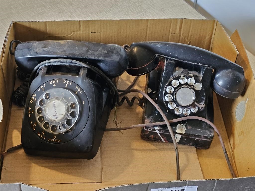 2-EARLY ROTARY PHONES