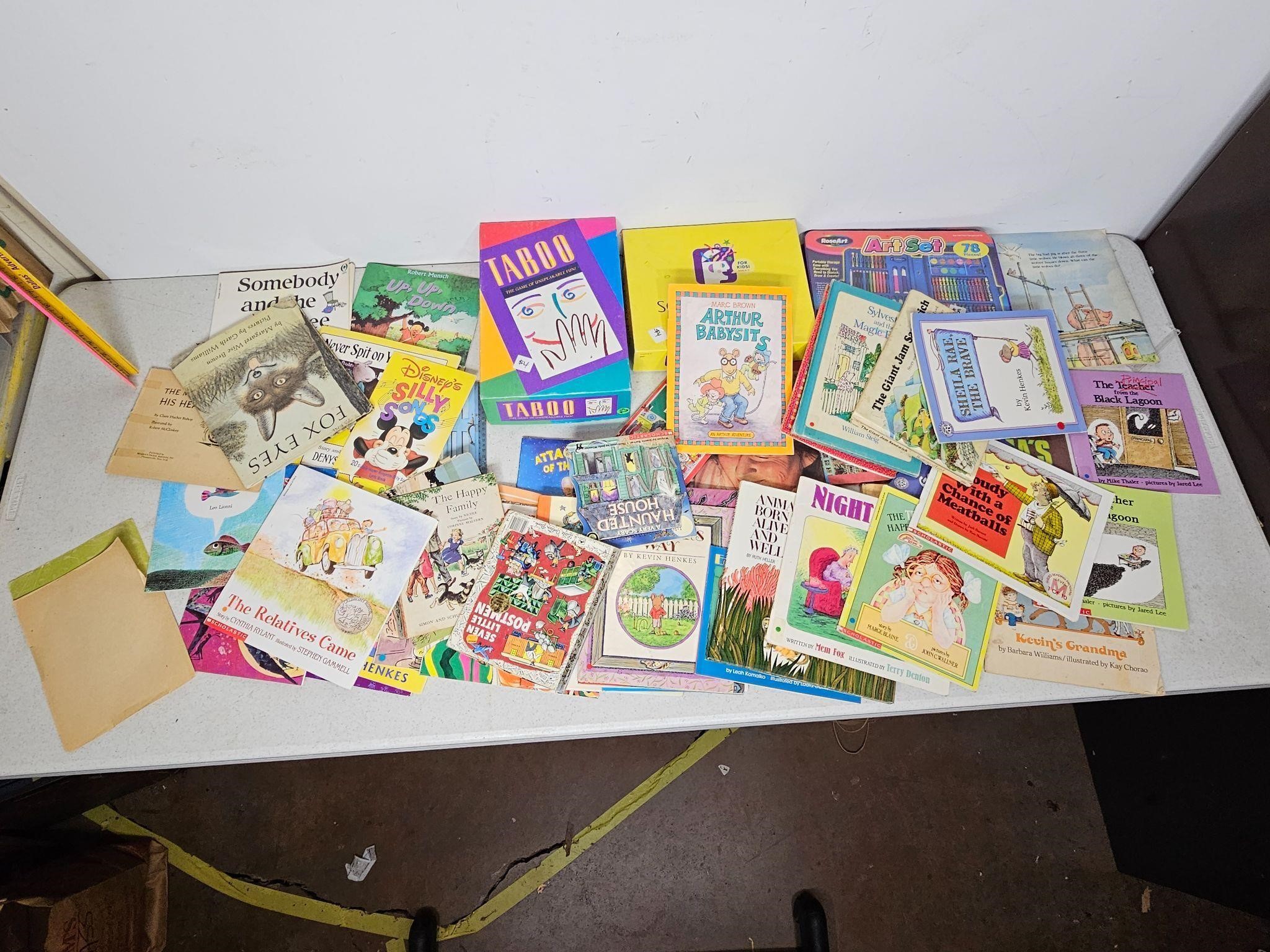 Children's books and games
