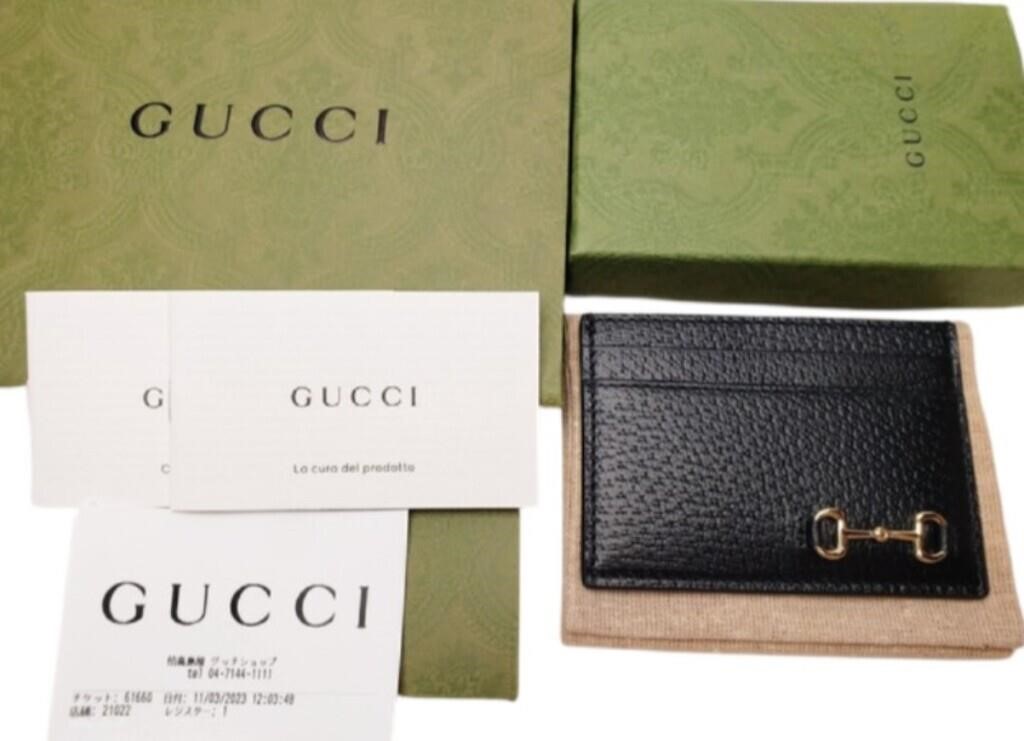 Gucci Black Card Case
