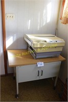 Xerox Copy Machine w/TSF Steel Cabinet