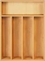 Utopia Kitchen Bamboo Drawer Organizer for Kitchen