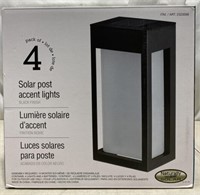 Naturally Solar Post Accent Lights *opened Box