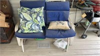 Patio Glider w/Pillows