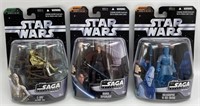 (3) 2006 Star Wars Saga Collection Action Figure