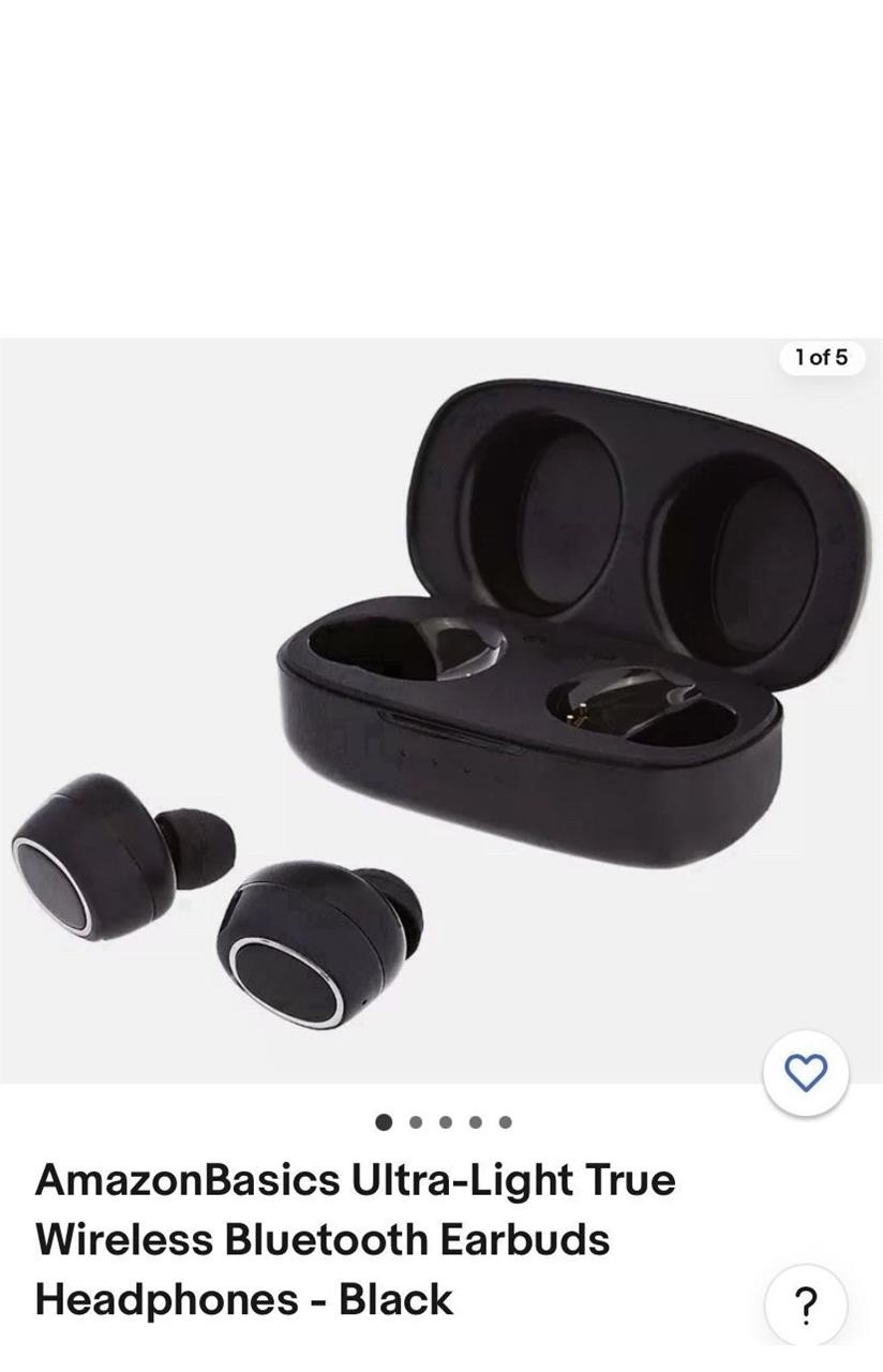 AmazonBasics Wireless Bluetooth Earbuds