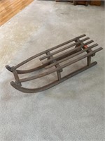 Wooden Sled Decoration