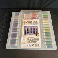 Embroidery thread collection with case