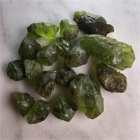 274.35 Ct Rough Peridot Gemstones Lot