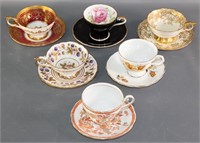 (6) English Cups and Saucers