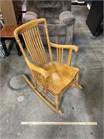 Great grandmas rocking chair 23”w, 17” seat