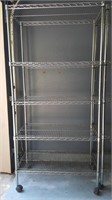 6 ft shelving with wheels