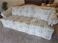 beautiful sleeper sofa wood trim GROUND FLOOR