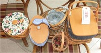 (4) Longaberger Baskets in various sizes to