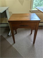 sidetable sewing table 22by16by25"