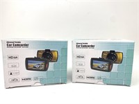 Two new 1080P car dashcams (both brand new)