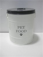 14"x 12" Metal Pet Food Container