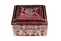 Anchor Hocking Royal Ruby Trinket Box