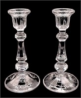 2pc Crystal Candle Stick Holders