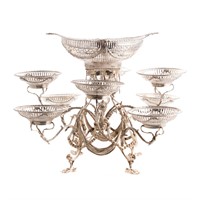 Prized Georgian sterling eight-armed epergne