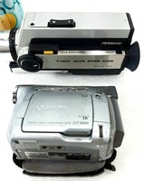 2 caméras vidéo CANON Auto Zoom 318M et ZR 300