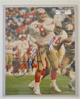 Signed Steve Young 49'ers 8 x 10 Photo