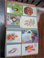 Vintage gift card album collection
