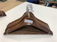 10 Wooden Hangers