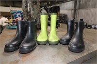 3 Sets Of Boots, Size 6, 2