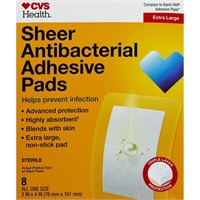 Pack of 24 CVS Health Anti-Bacterial Adhesive Pads