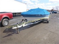 1988 BAYLINER 18' OPEN BOW BOAT W/ ESCORT S/A BOAT