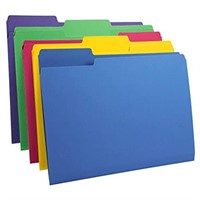 Amazon Basics File Folders, Letter Size,