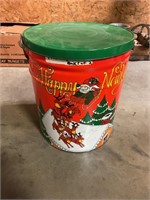 Christmas canister