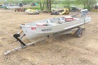 Sea Nymph 14FT Aluminum Boat with 9HP Evinrude