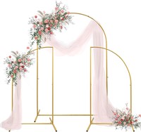 Gold Metal Arch Stand for Wedding Ceremony