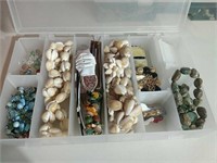 Group Costume Jewelry in Organizer Some Vintage,