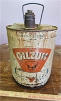 Oilzum 5 Gallon Can- As Found