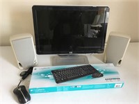 Logitech MK120 Keyboard, NIB, Monitor & More