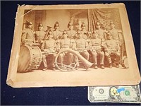Vintage Photo NW Military Band, Fond du Laac, WI
