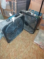 Pair of box fans