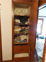 Entire closet collection of linens and more