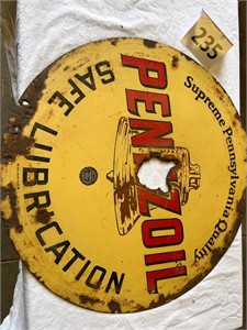 Antique Pennzoil Sign