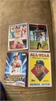 Stadium Club Mike Trout, Derek Jeter 2 lot