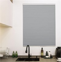 Blackout Cellular Shade, Cordless, 46" x 64", Gray